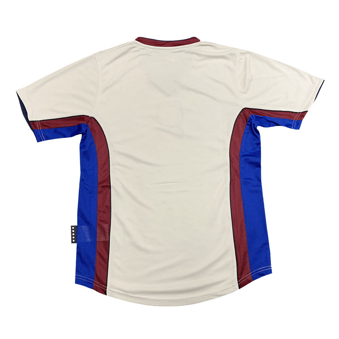 Camiseta retro de fútbol visitante del Barcelona 1998/99