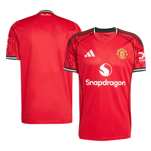 Camiseta de fútbol local del Manchester United 2025/26, roja