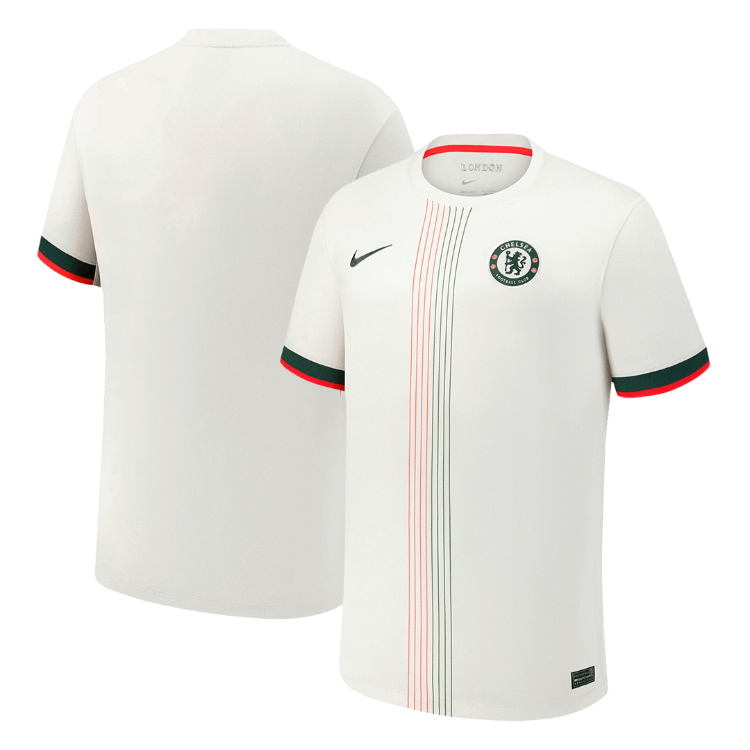 Kit de visitante del Chelsea (Kit y pantalón corto) 2025/26, color blanco