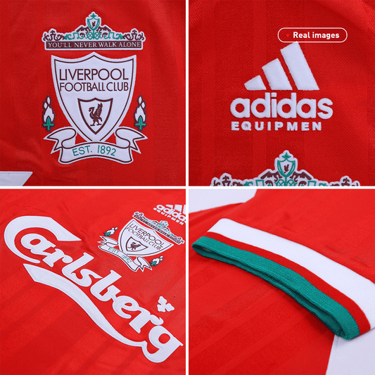 Camiseta retro de fútbol local del Liverpool 1993/95