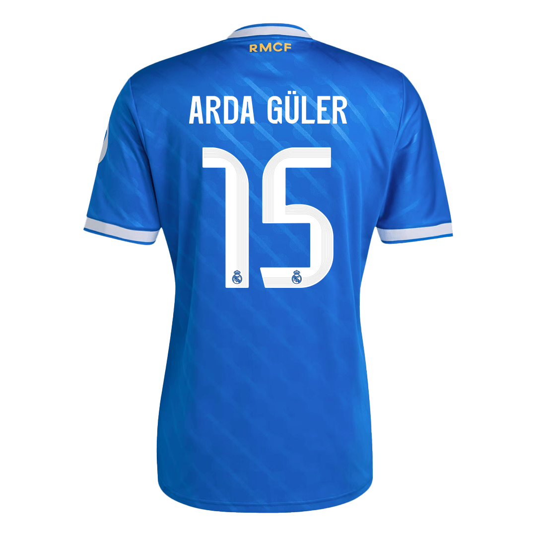 Camiseta de fútbol Real Madrid ARDA GÜLER #15 Tercera 2025/26