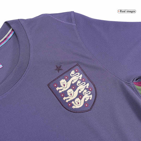 Camiseta de fútbol de visitante de Inglaterra SAKA #7 para la Eurocopa 2024