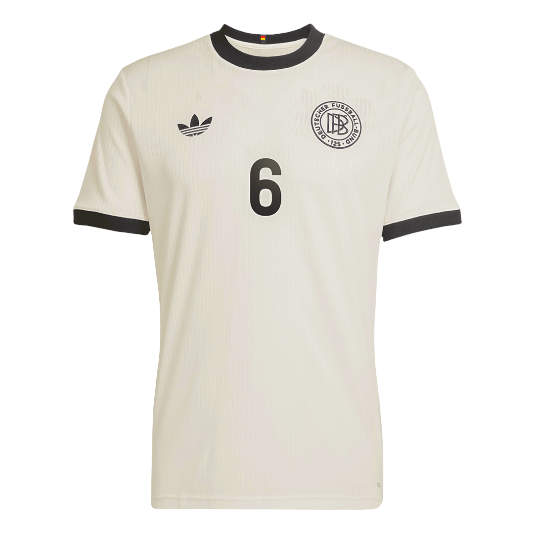 Camiseta de fútbol KIMMICH #6 Alemania 125.º aniversario 2025 Blanca