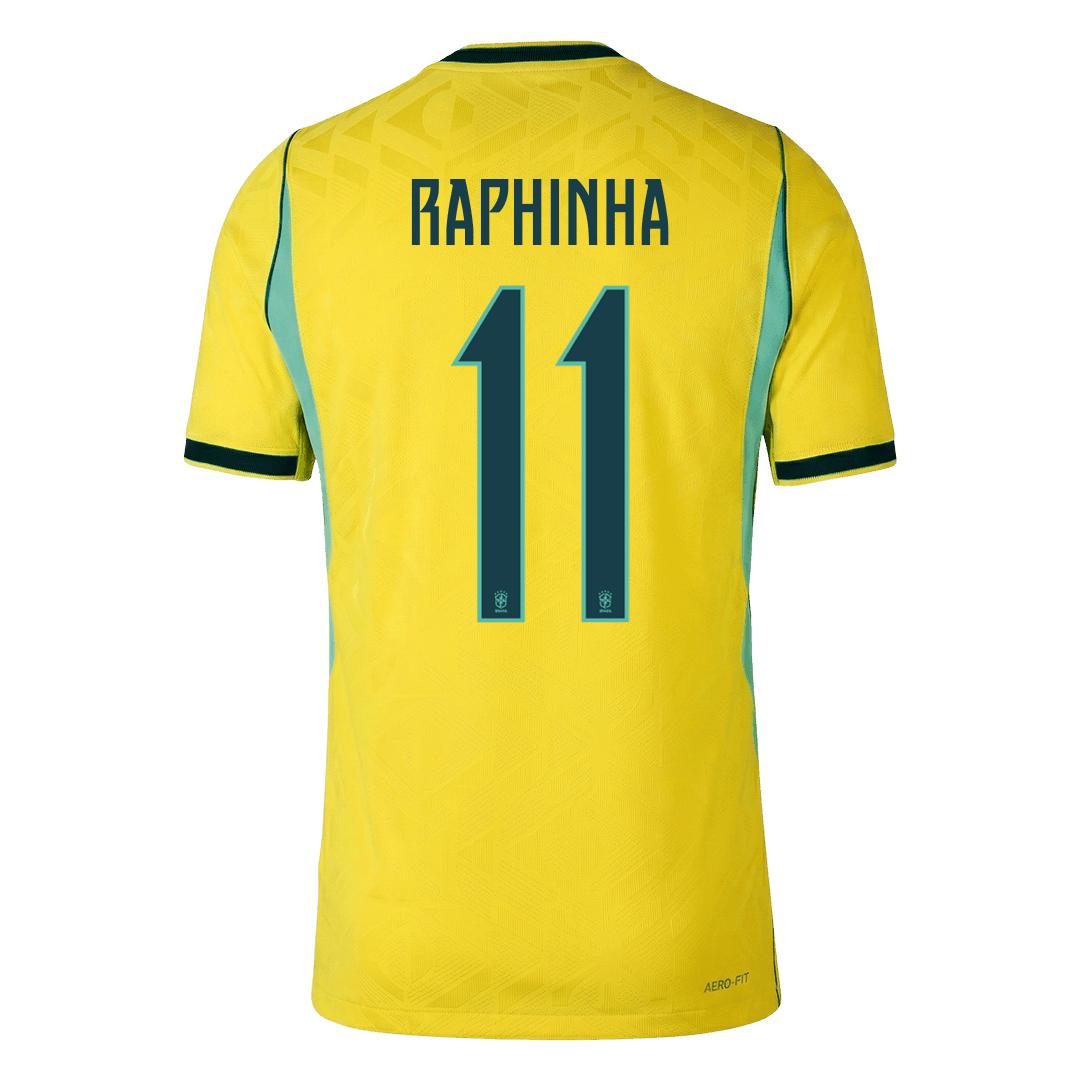 Auténtica camiseta de local de Raphinha #11 de Brasil para la temporada 2026