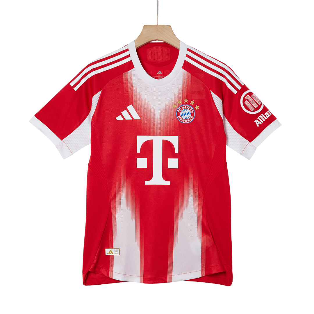 Camiseta de fútbol local auténtica KANE #9 del Bayern Múnich 2025/26, roja