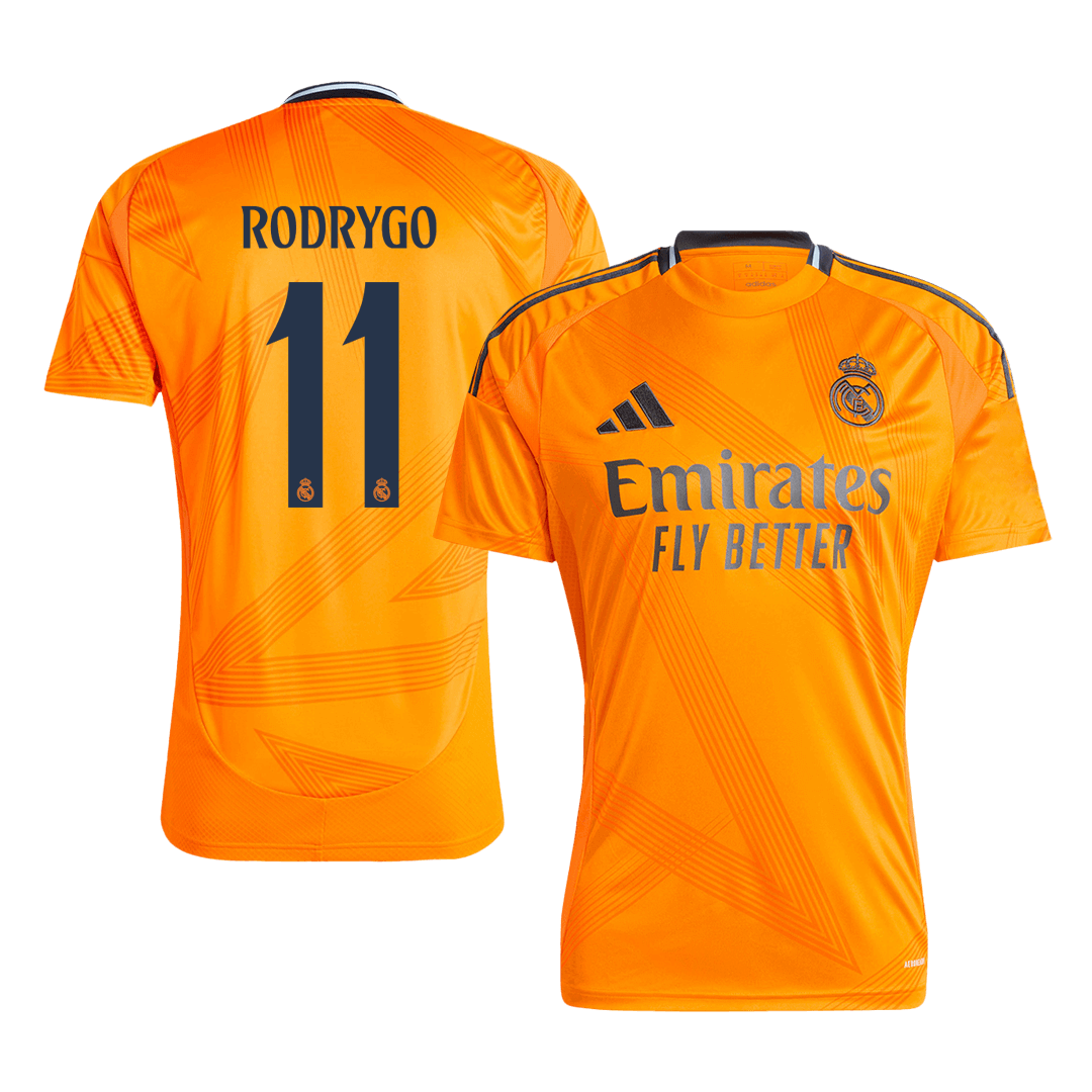 Camiseta de fútbol visitante del Real Madrid RODRYGO #11 - Super (Grande)