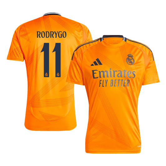 Camiseta de fútbol visitante del Real Madrid RODRYGO #11 - Super (Grande)