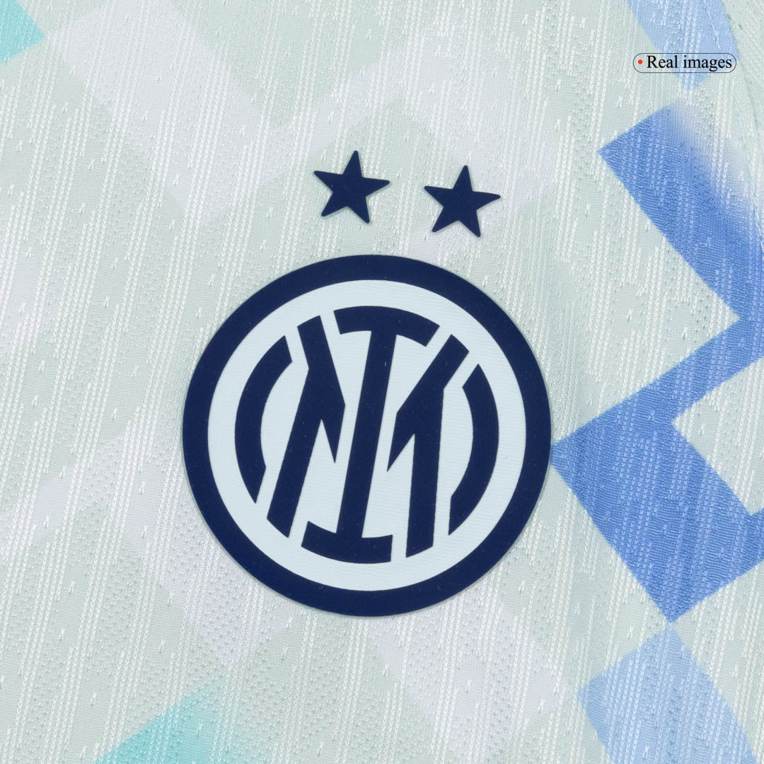 Camiseta de fútbol de visitante auténtica DUMFRIES #2 del Inter de Milán 2025/26