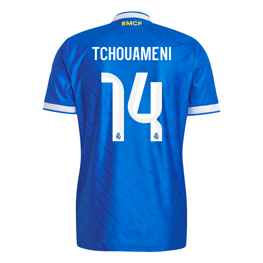 Camiseta de fútbol del Real Madrid TCHOUAMENI #14 3.ª equipación 2025/26 auténtica