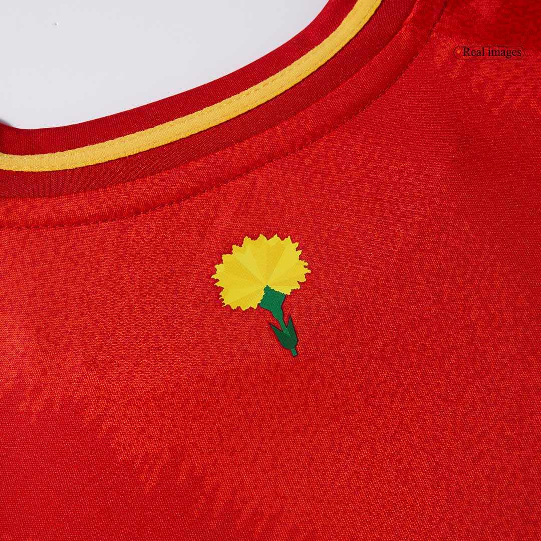 Kit de fútbol local de España para niños (Kit, pantalón corto y calcetines) Eurocopa 2024