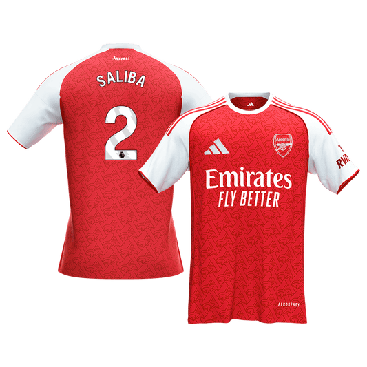 Camiseta de fútbol SALIBA #2 Arsenal 1ª equipación 2025/26