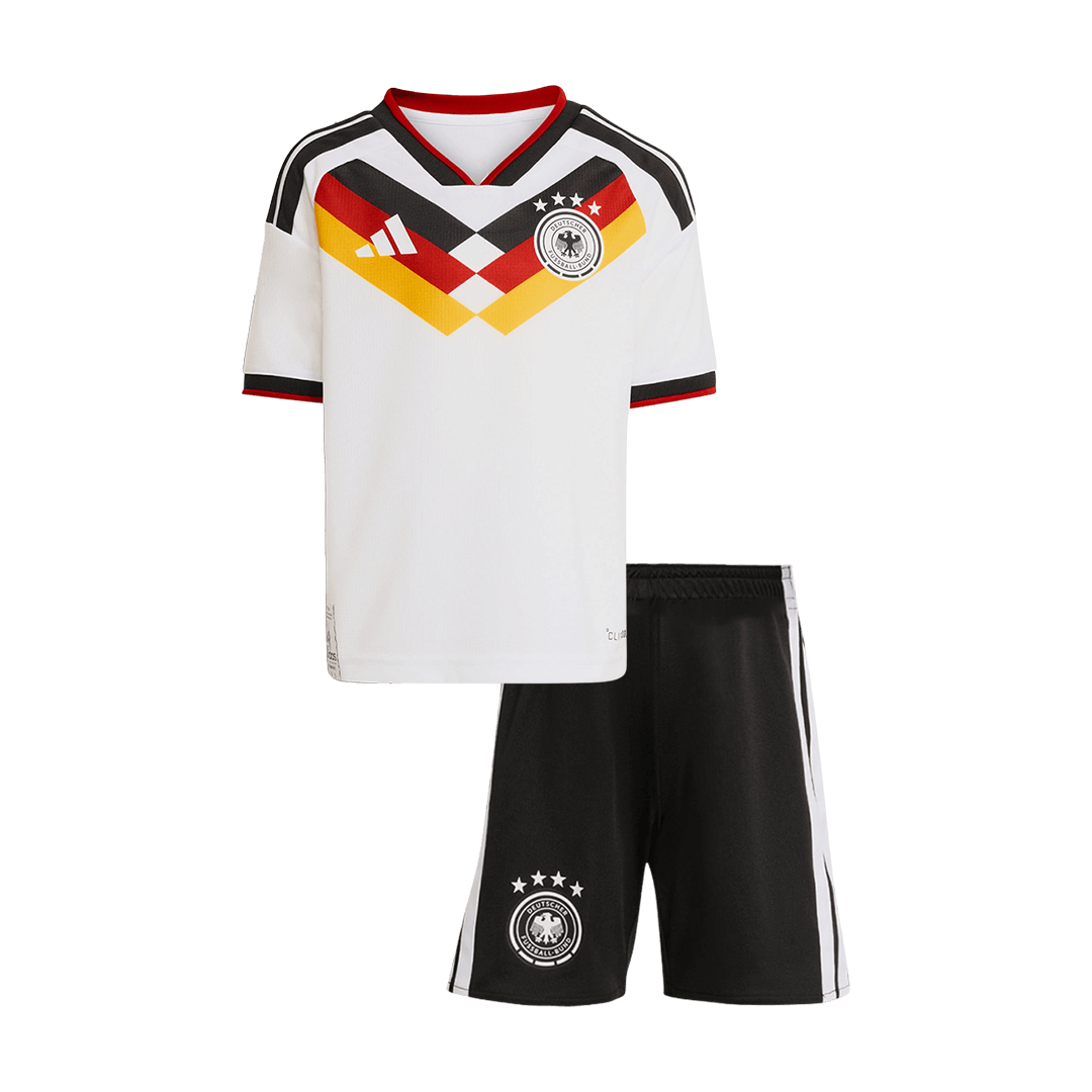 Kit de fútbol local de Alemania para niños (camiseta y pantalón corto) 2026