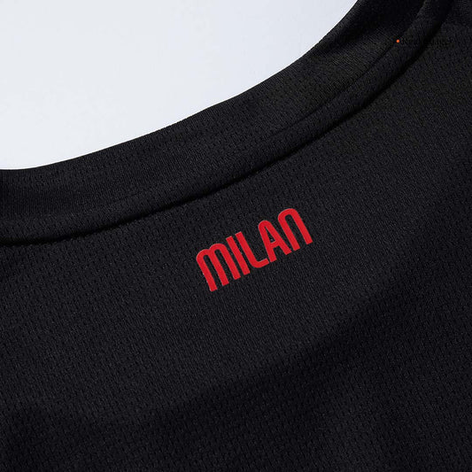 Camiseta de fútbol MODRIĆ #14 AC Milan Local 2025/26 Rojo y Negro