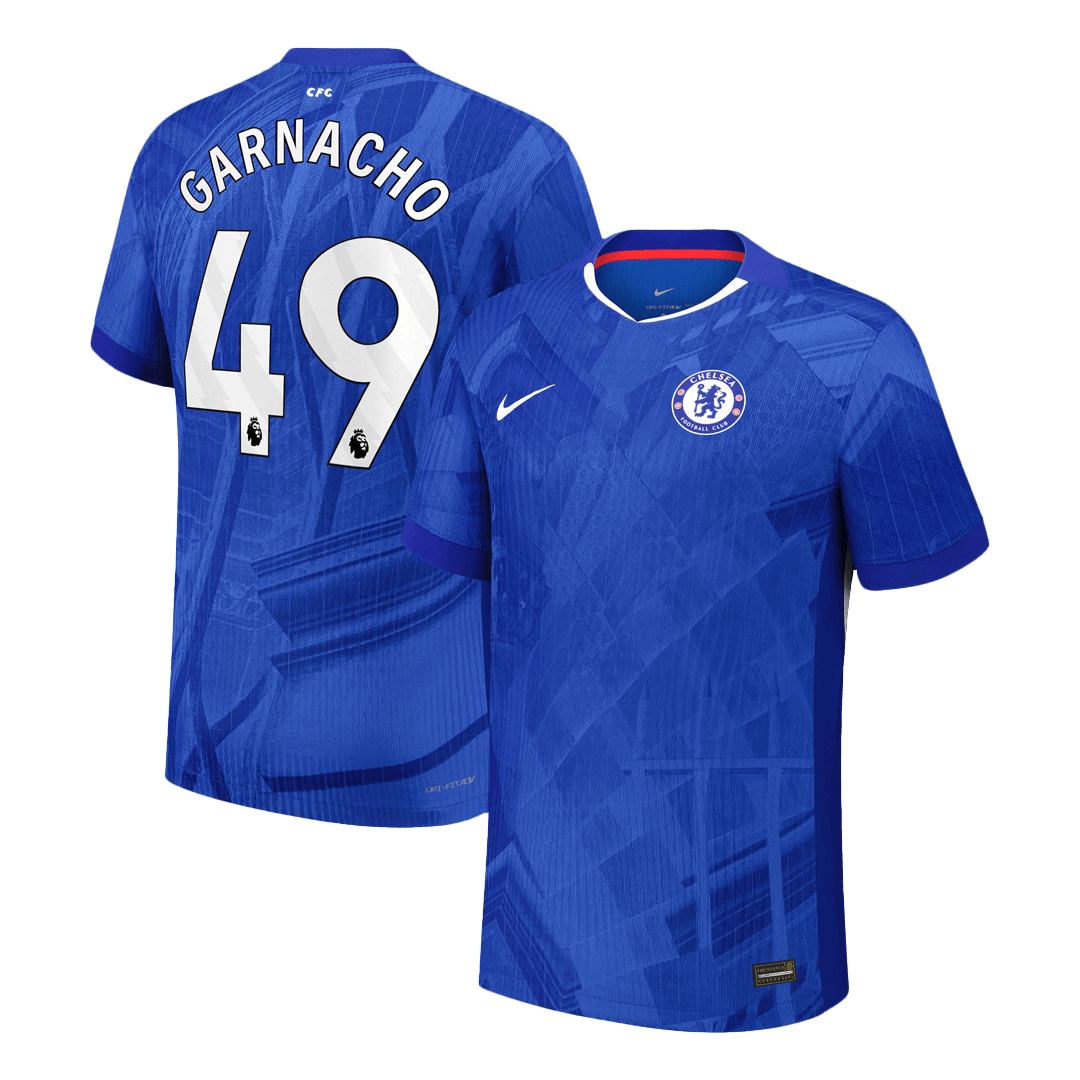 Auténtica camiseta de fútbol local del Chelsea GARNACHO #49 2025/26