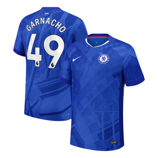 Auténtica camiseta de fútbol local del Chelsea GARNACHO #49 2025/26