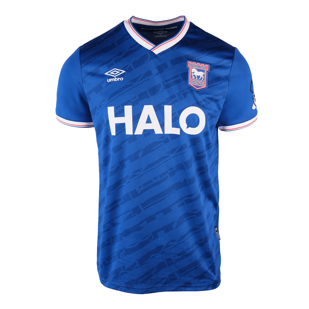 Camiseta de fútbol local del Ipswich Town 25/26 azul