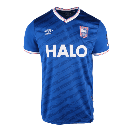 Camiseta de fútbol local del Ipswich Town 25/26 azul