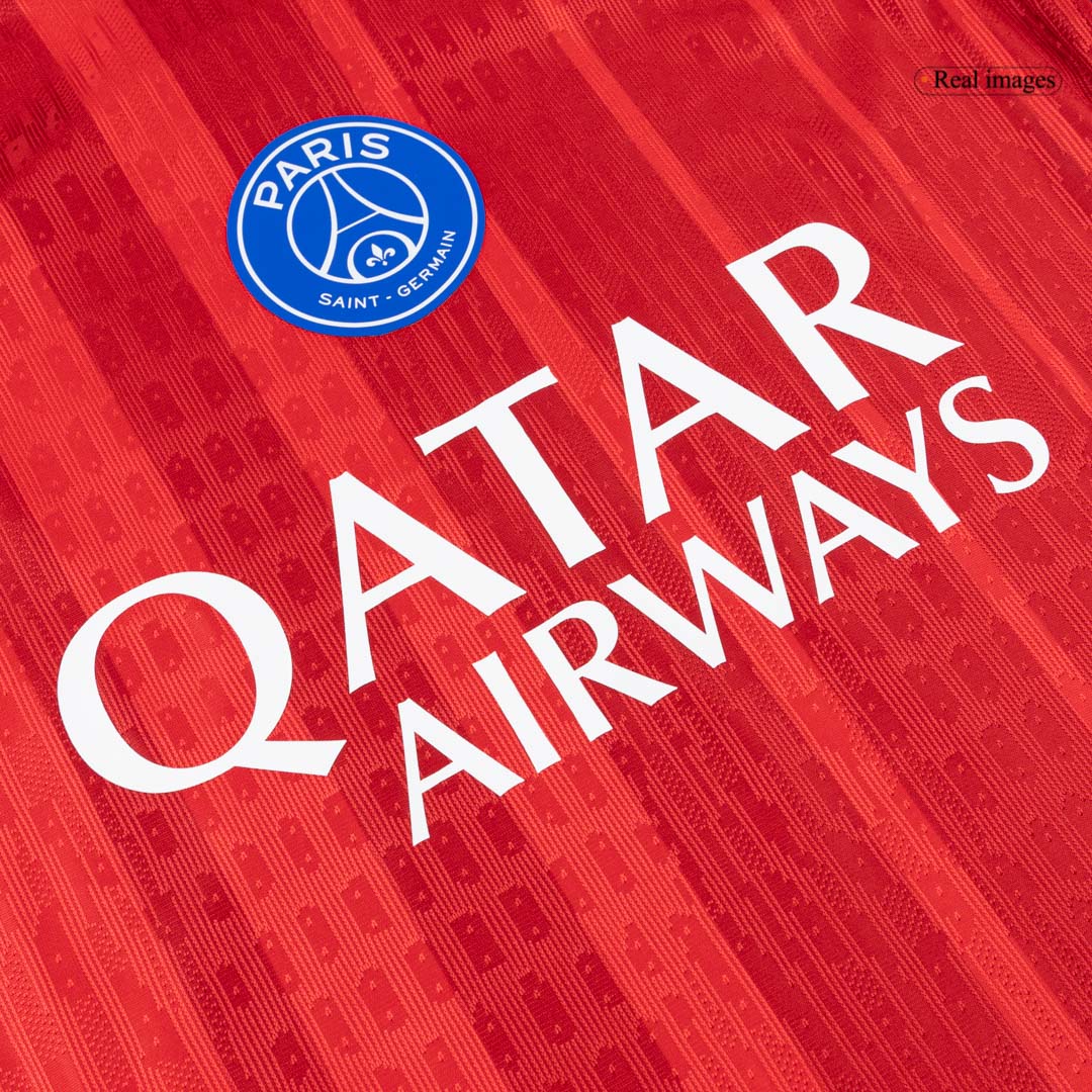 Camiseta de fútbol de visitante auténtica HAKIMI #2 del PSG 2025/26