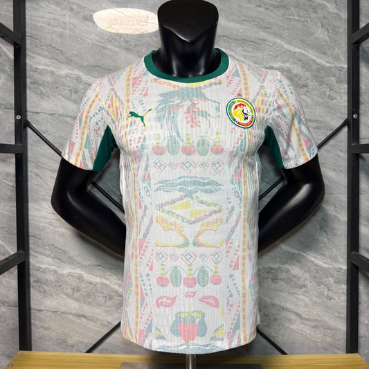 Camiseta blanca de jugador de Senegal 26/27