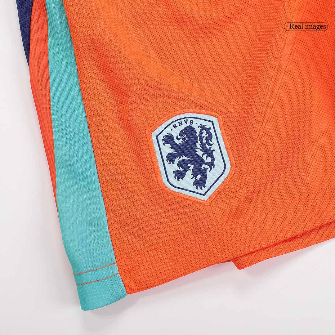 Kit de fútbol local de Países Bajos para niños (Kit, pantalón corto y medias) para la Eurocopa 2024
