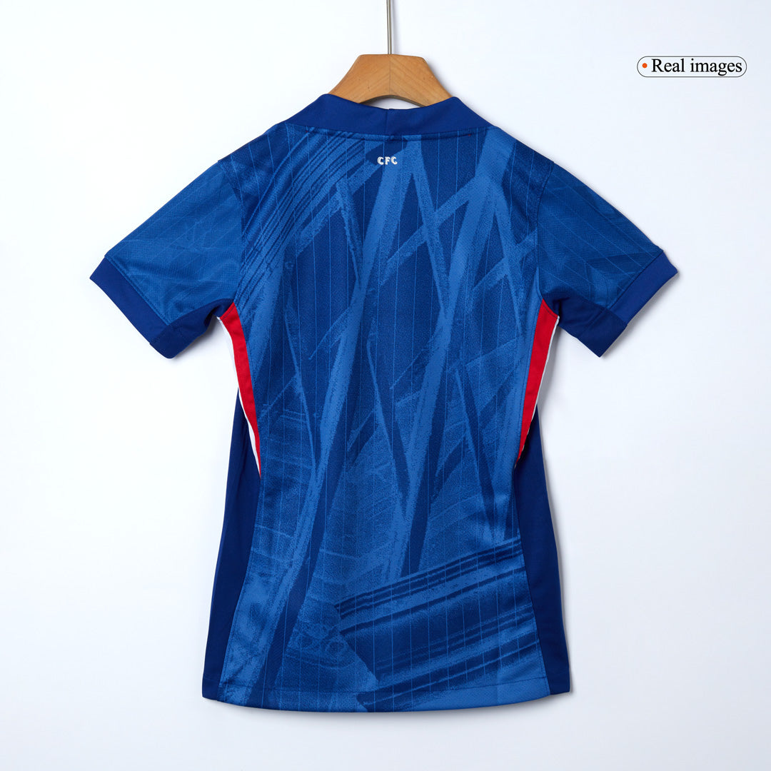 Camiseta de fútbol local del Chelsea para mujer 2025/26, azul