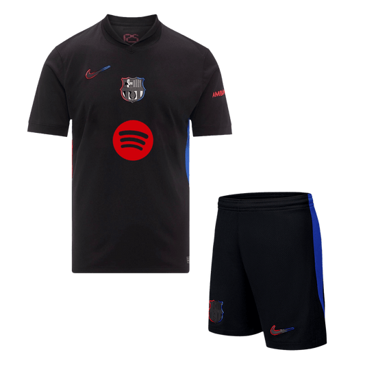 Kit de visitante del Barcelona (Kit y pantalón corto) 2024/25 - Logotipo de Spotify sin texto