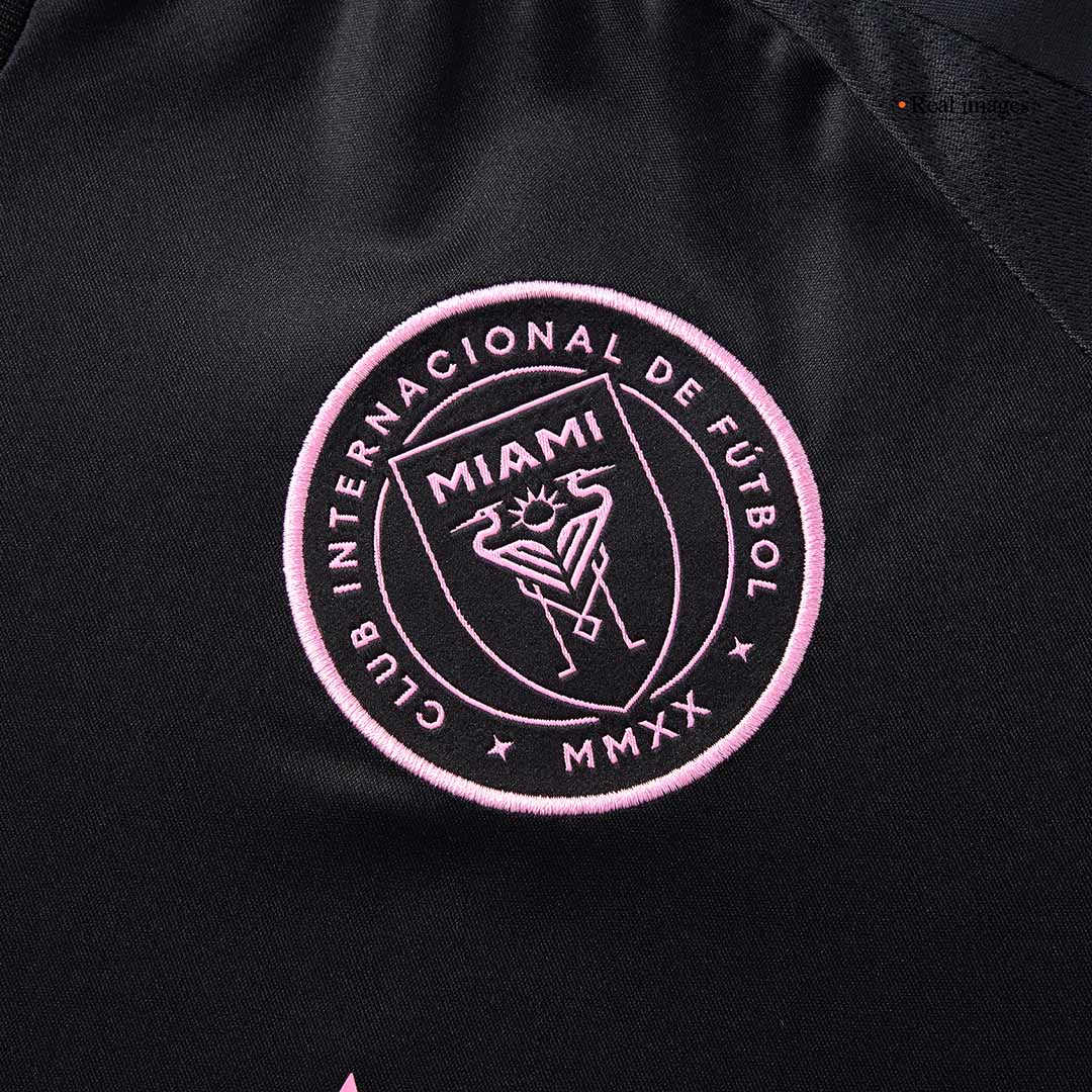 Camiseta de visitante del Inter Miami DE PAUL #7 2025, color negro y gris