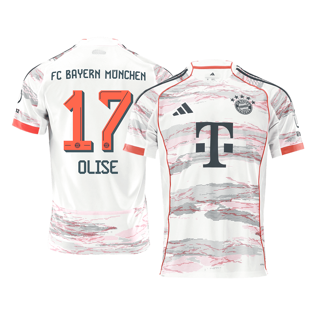 Camiseta de visitante del Bayern Múnich OLISE #17 2025/26