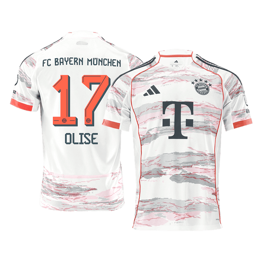 Camiseta de visitante del Bayern Múnich OLISE #17 2025/26