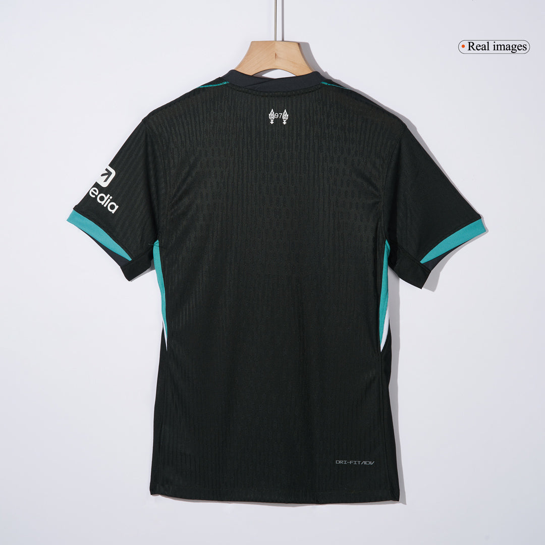 Camiseta de fútbol visitante auténtica del Liverpool 2024/25