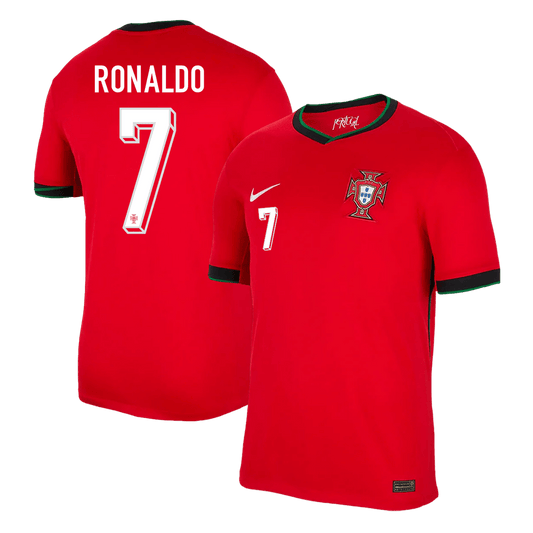 Camiseta de fútbol local de Portugal RONALDO #7 para la Eurocopa 2024