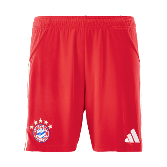 Pantalón corto de fútbol local del Bayern Múnich 25/26 rojo