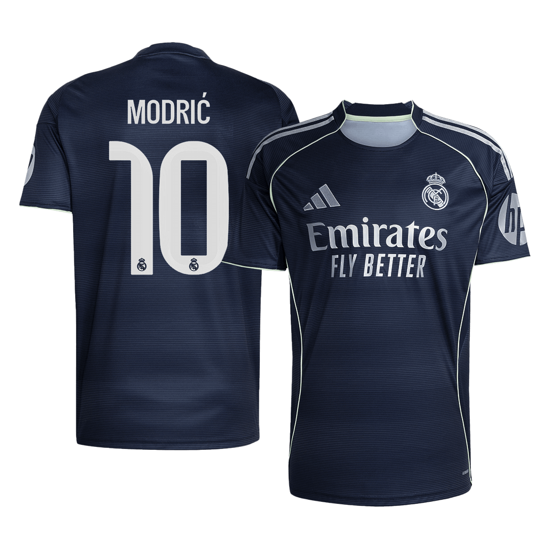 Camiseta de fútbol de segunda equipación Real Madrid MODRIĆ #10 2025/26