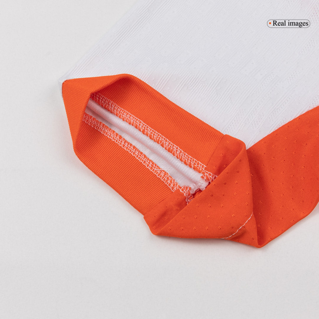 Auténtica camiseta de visitante de F.DE JONG #21 de los Países Bajos, temporada 2026