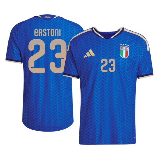Camiseta de local de Italia BASTONI #23 para hombre, Copa Mundial 2026 - Corte ajustado