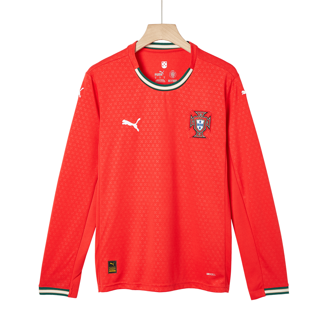 Camiseta de fútbol de manga larga local de Portugal RONALDO #7 2025, roja