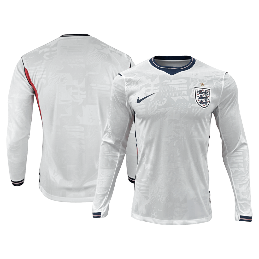 Camiseta de fútbol de manga larga de local de Inglaterra 2026