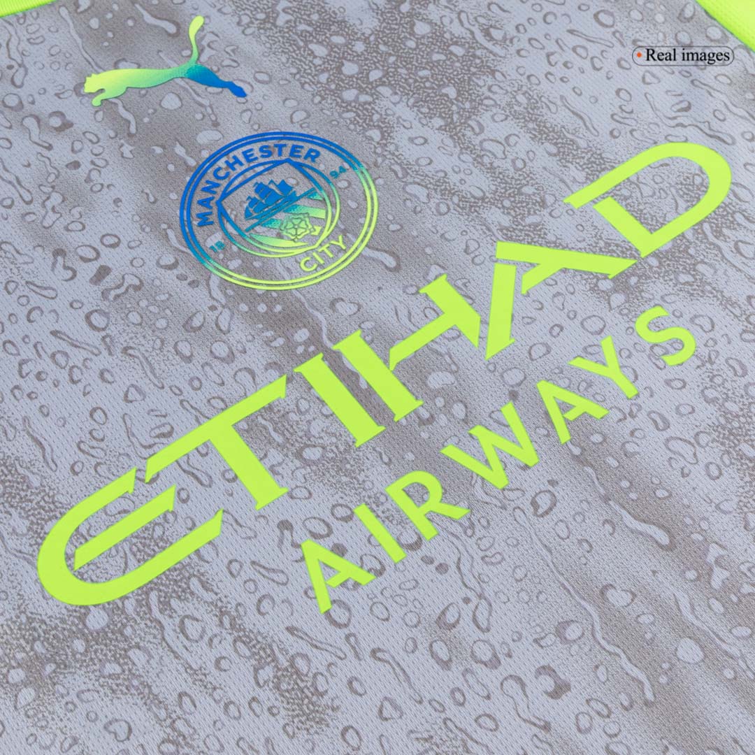 Kit de fútbol visitante del Manchester City (camiseta y pantalón corto) 2025/26
