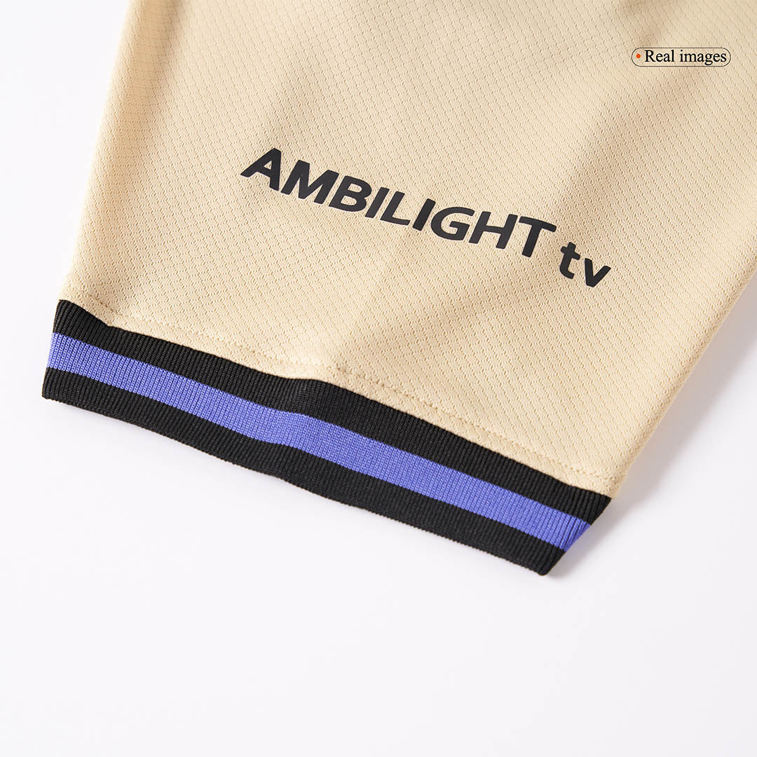 Camiseta de visitante del Barcelona GAVI #6 2025/26, amarilla - UCL
