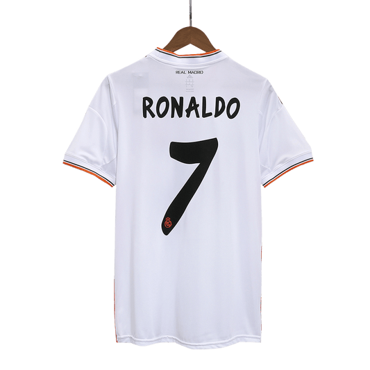 Camiseta de fútbol vintage del Real Madrid RONALDO #7 (local) 2013/14