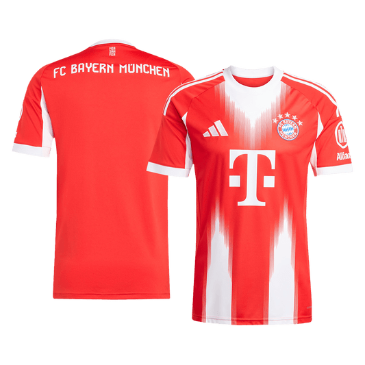 Camiseta de fútbol local del Bayern Múnich 2025/26, roja