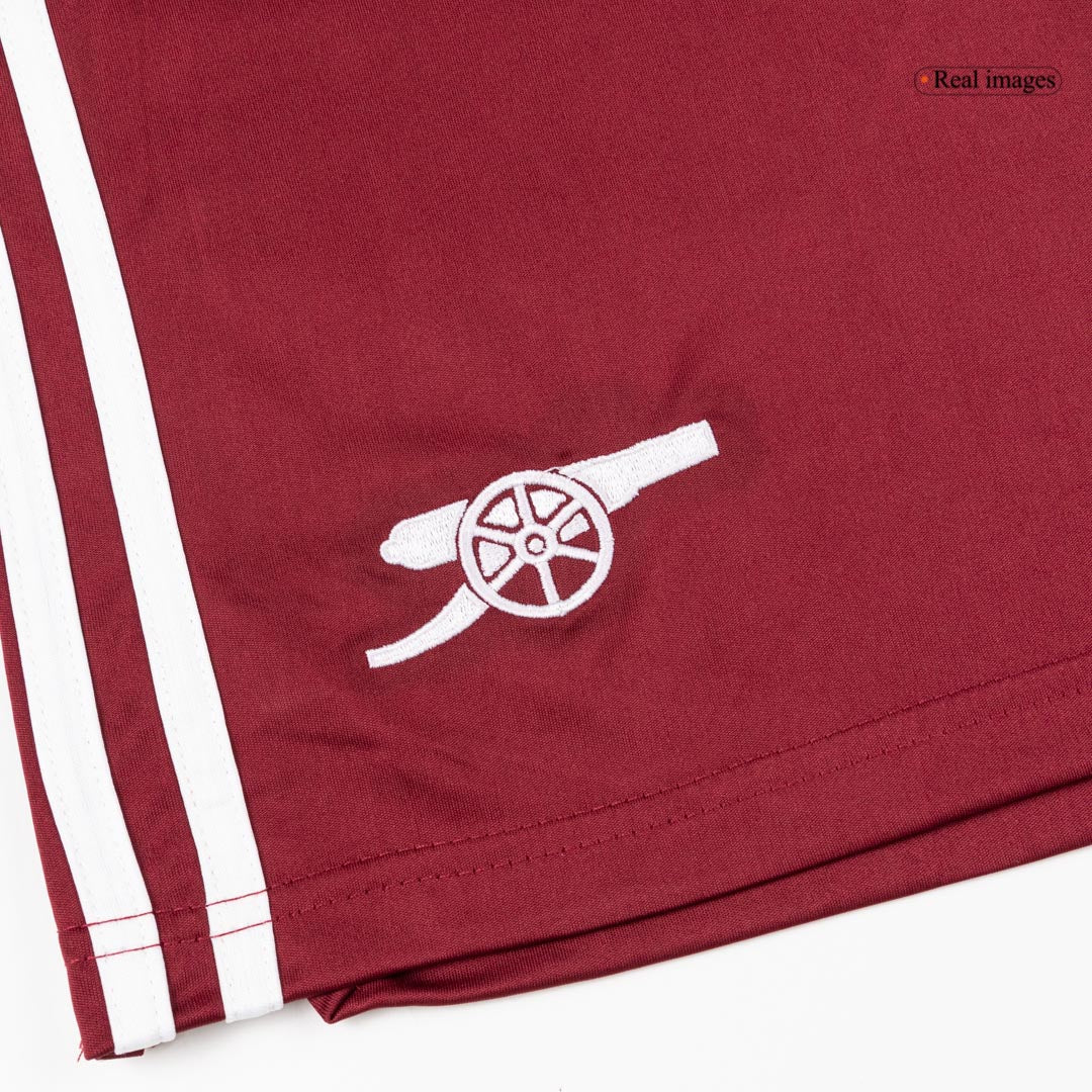 Kit de fútbol visitante del Arsenal (Kit, pantalón corto y medias) 2025/26