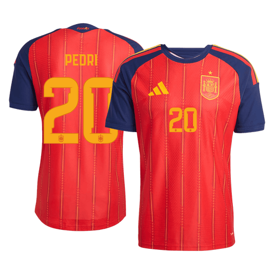 Auténtica camiseta de local de la selección española de fútbol de PEDRI #20, temporada 2026