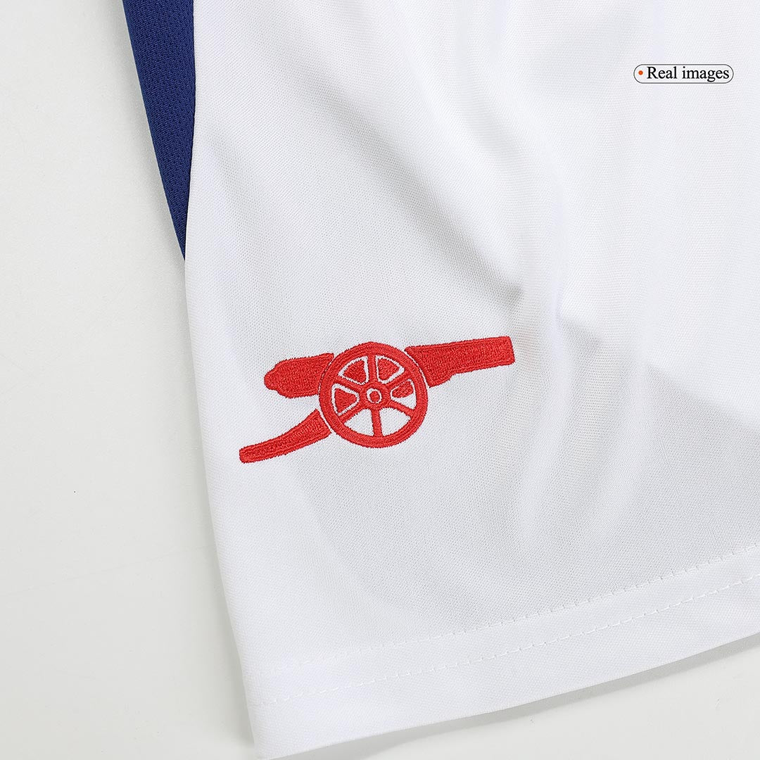 Kit de camiseta de fútbol local del Arsenal para niños (camiseta y pantalones cortos)