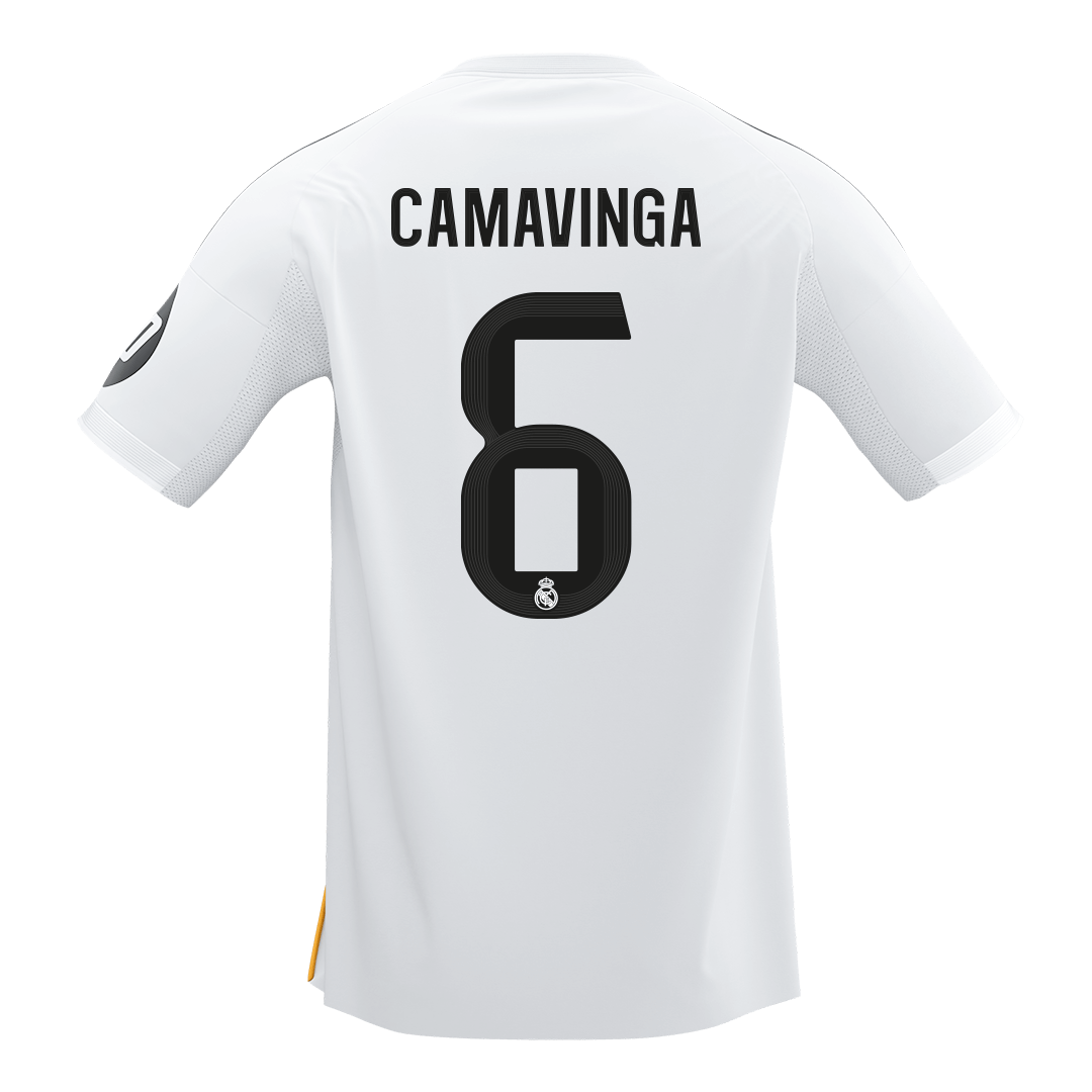 Camiseta de fútbol local del Real Madrid CAMAVINGA #6 2025/26