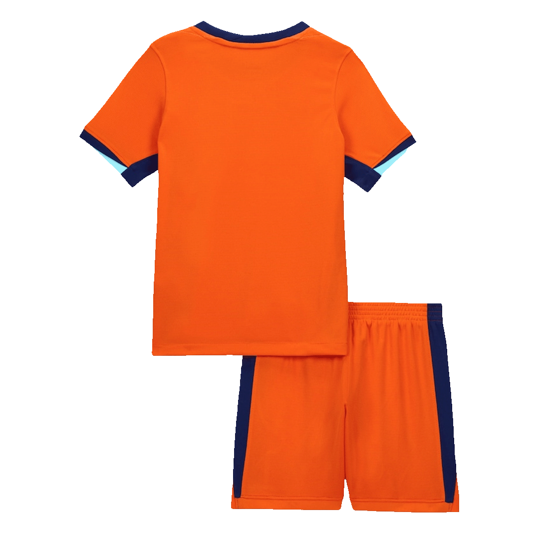 Kit de fútbol local de Países Bajos para niños (Kit y pantalón corto) para la Eurocopa 2024