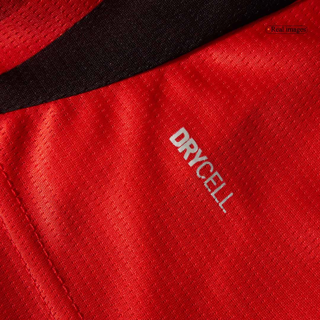 Camiseta de fútbol de manga larga de local del AC Milan 2024/25