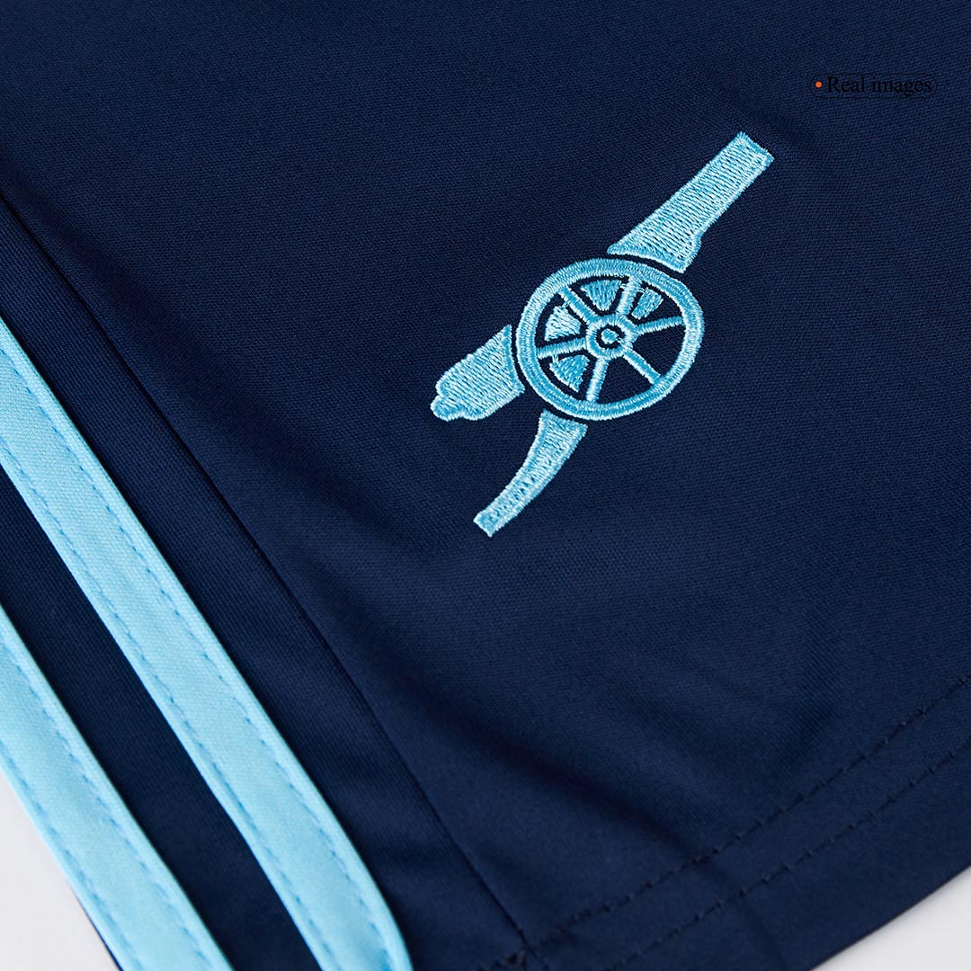 Kit de fútbol infantil de visitante del Arsenal (Kit y pantalón corto) 2024/25