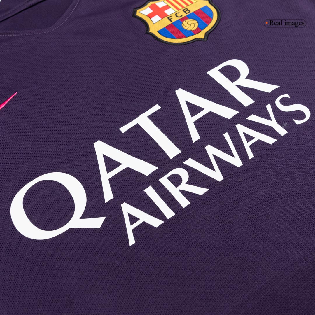 Camiseta retro de visitante del Barcelona 2016/17