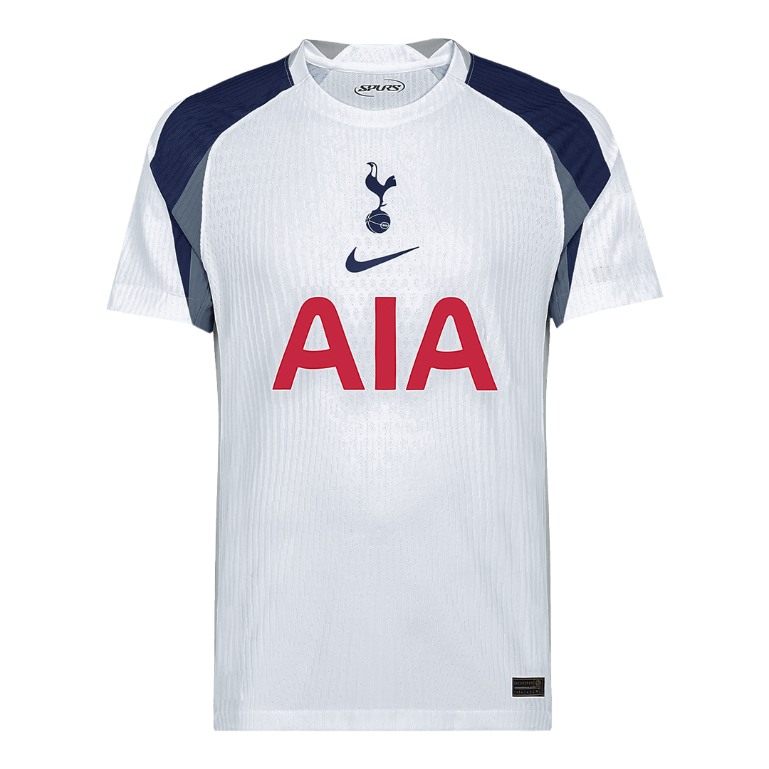 Camiseta de fútbol local auténtica DRAGUSIN #6 del Tottenham Hotspur 2025/26, blanca
